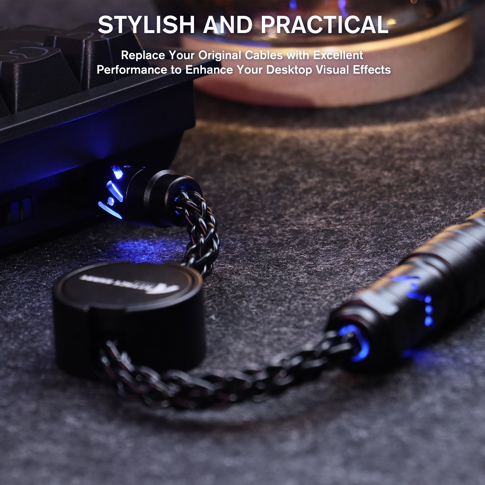 ATTACK SHARK C07 Câble aviator personnalisé pour clavier magnétique 8KHz