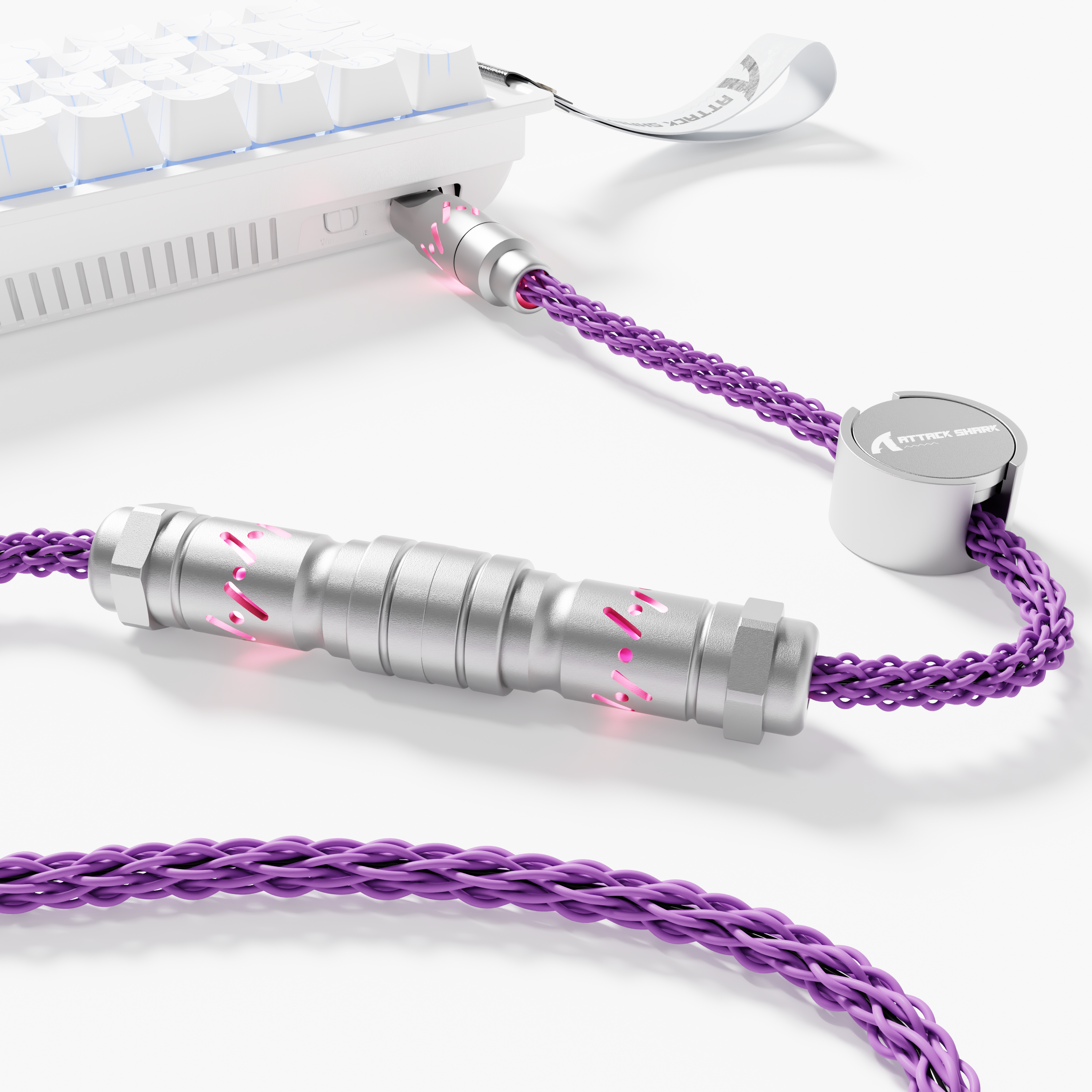 ATTACK SHARK C07 Câble aviator personnalisé pour clavier magnétique 8KHz
