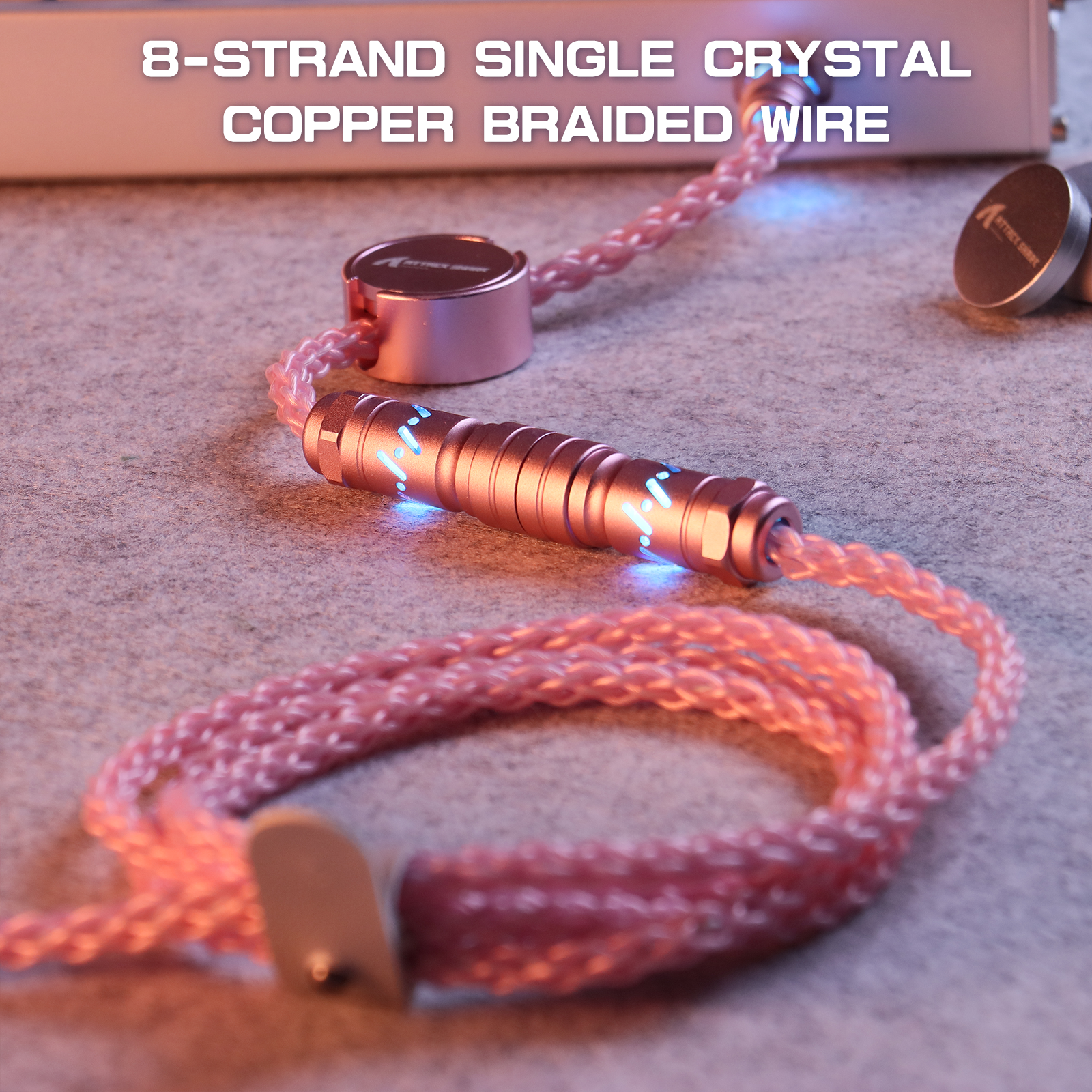 ATTACK SHARK C07 Câble aviator personnalisé pour clavier magnétique 8KHz