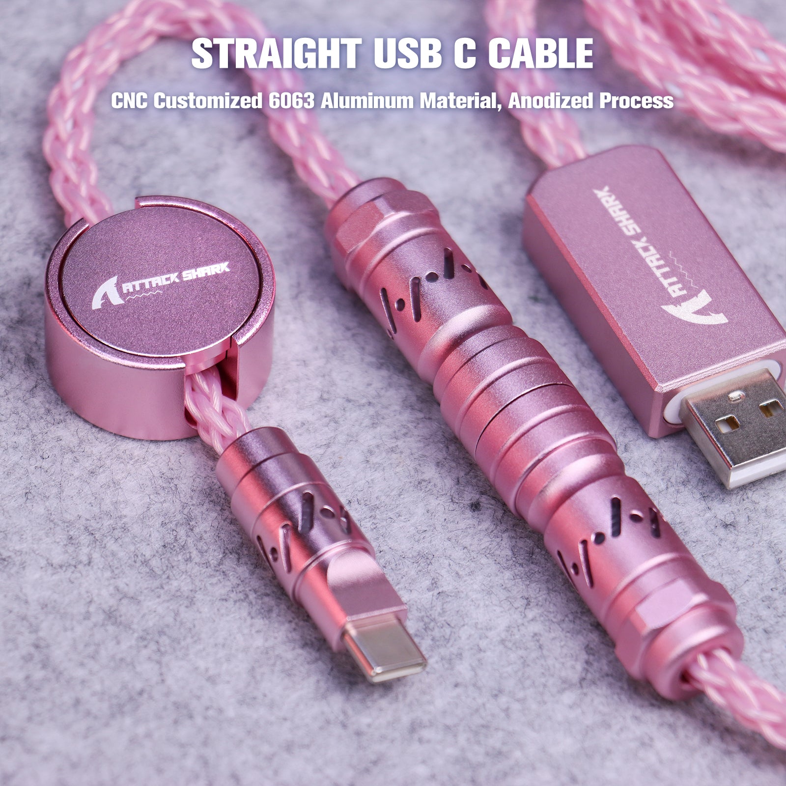 ATTACK SHARK C07 Câble aviator personnalisé pour clavier magnétique 8KHz