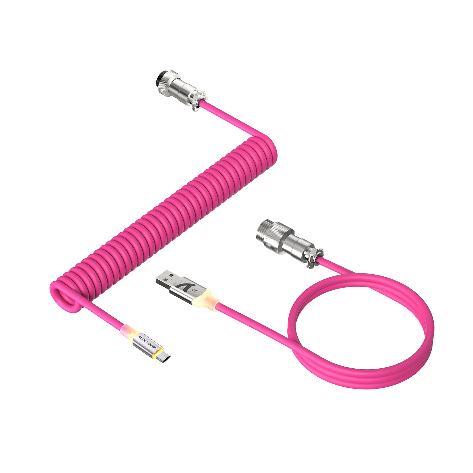 Câble aviator personnalisé ATTACK SHARK C01Ultra pour clavier magnétique 8KHz