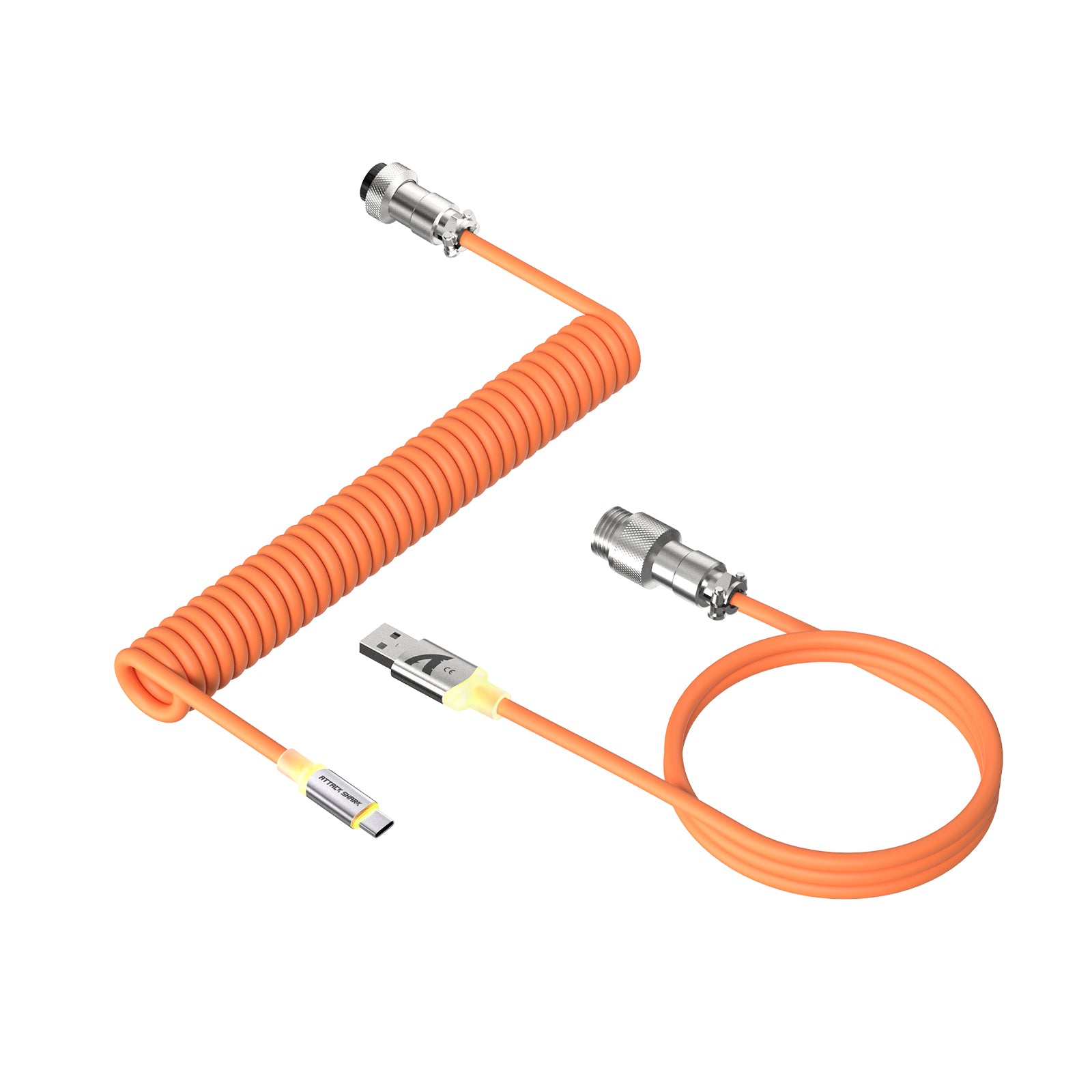 Câble Aviateur personnalisé ATTACK SHARK C01Ultra pour clavier magnétique 8KHz