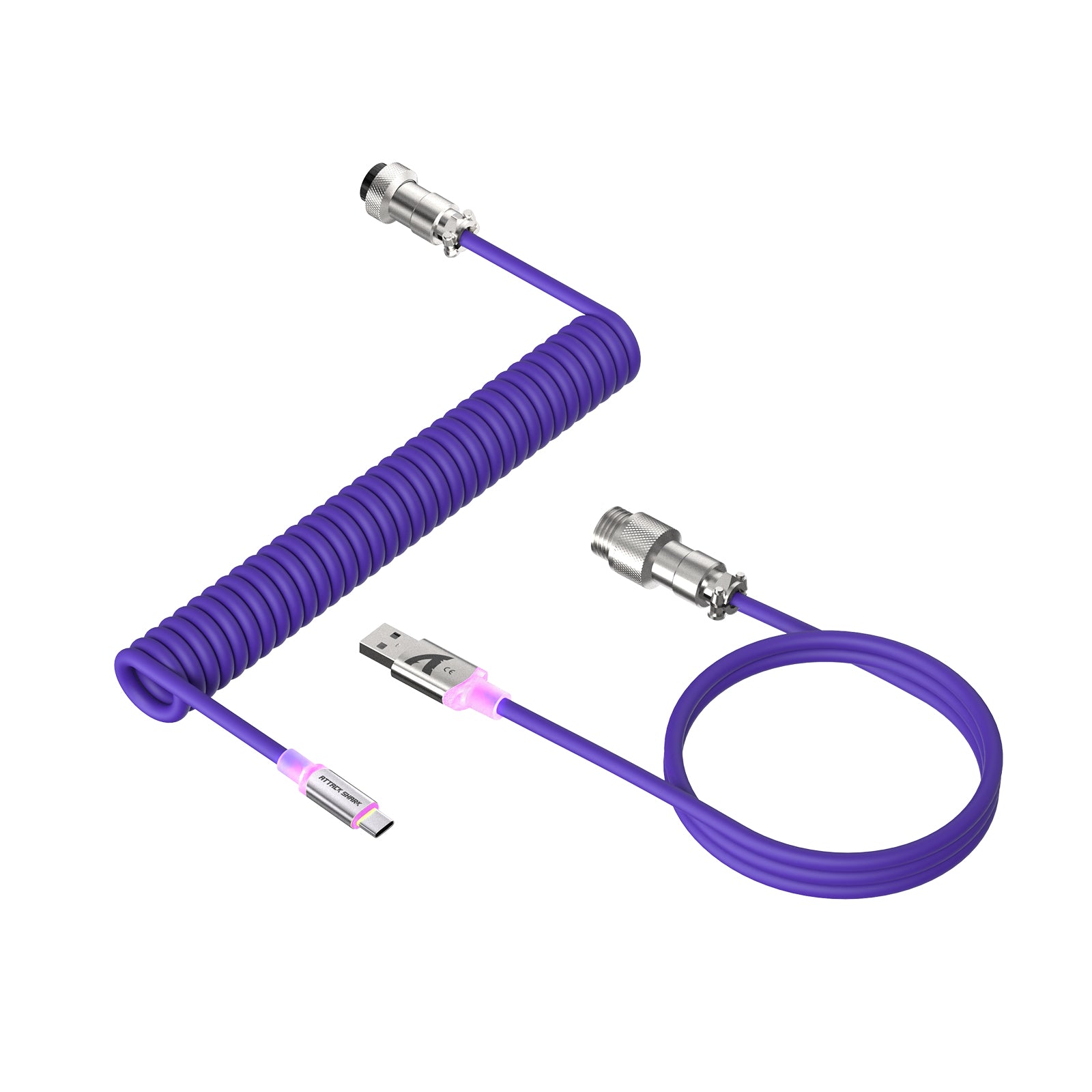 Câble Aviateur personnalisé ATTACK SHARK C01Ultra pour clavier magnétique 8KHz