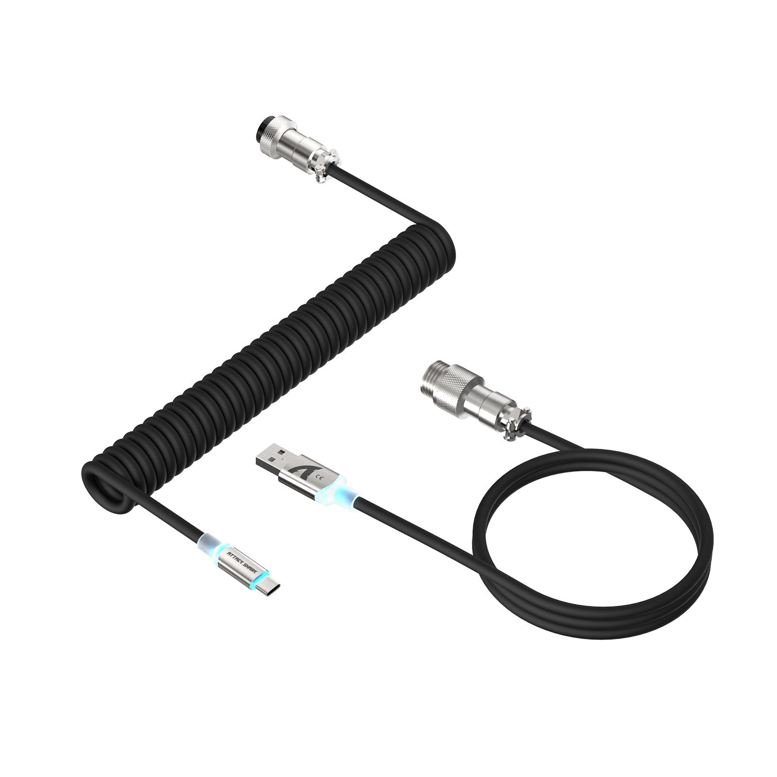 Câble aviator personnalisé ATTACK SHARK C01Ultra pour clavier magnétique 8KHz