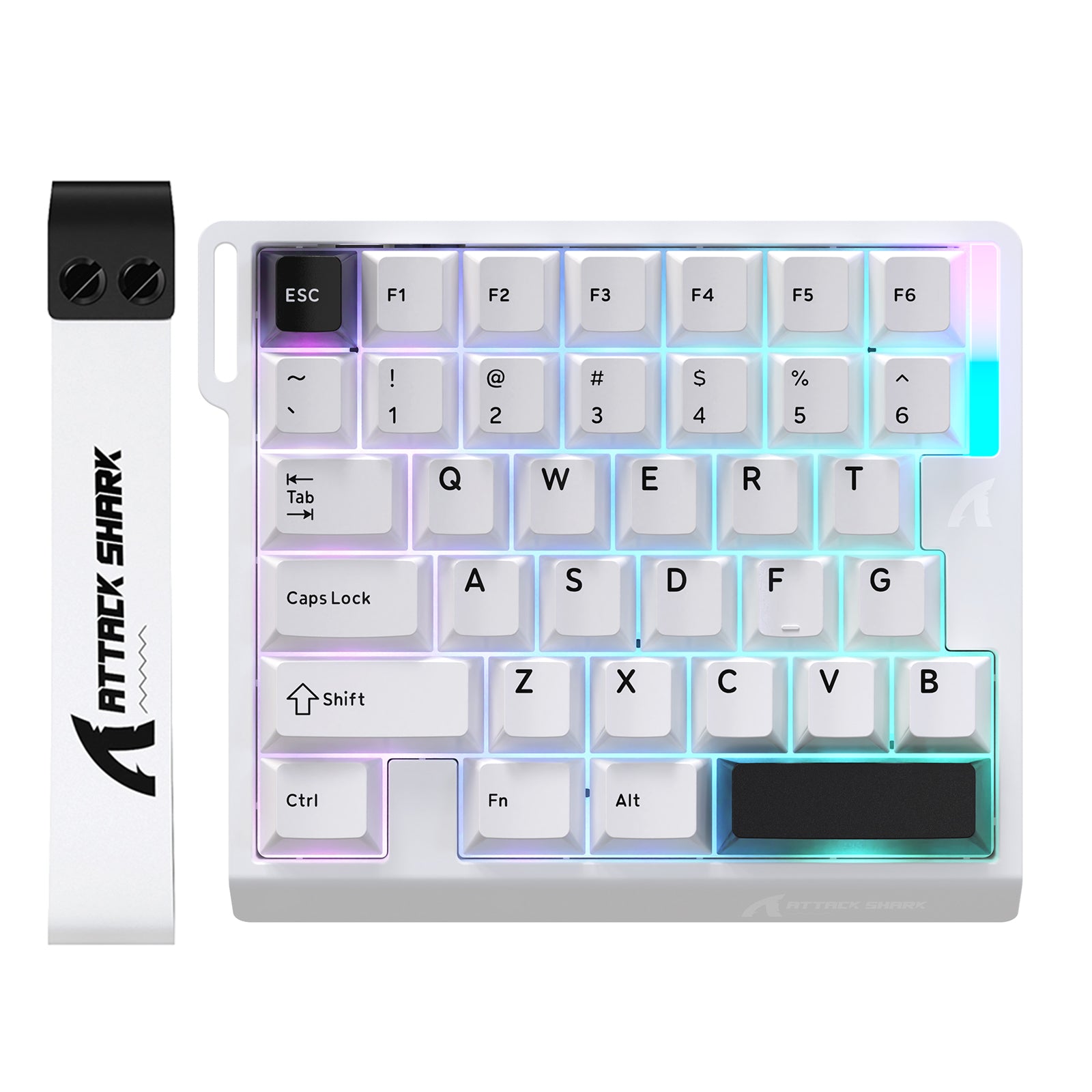 Clavier à interrupteur magnétique à une main ATTACK SHARK M36 HE