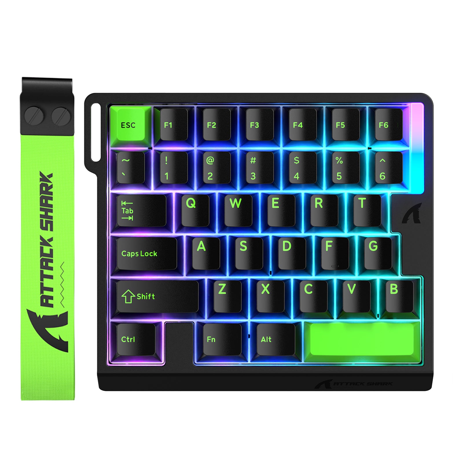 Clavier à interrupteur magnétique à une main ATTACK SHARK M36 HE