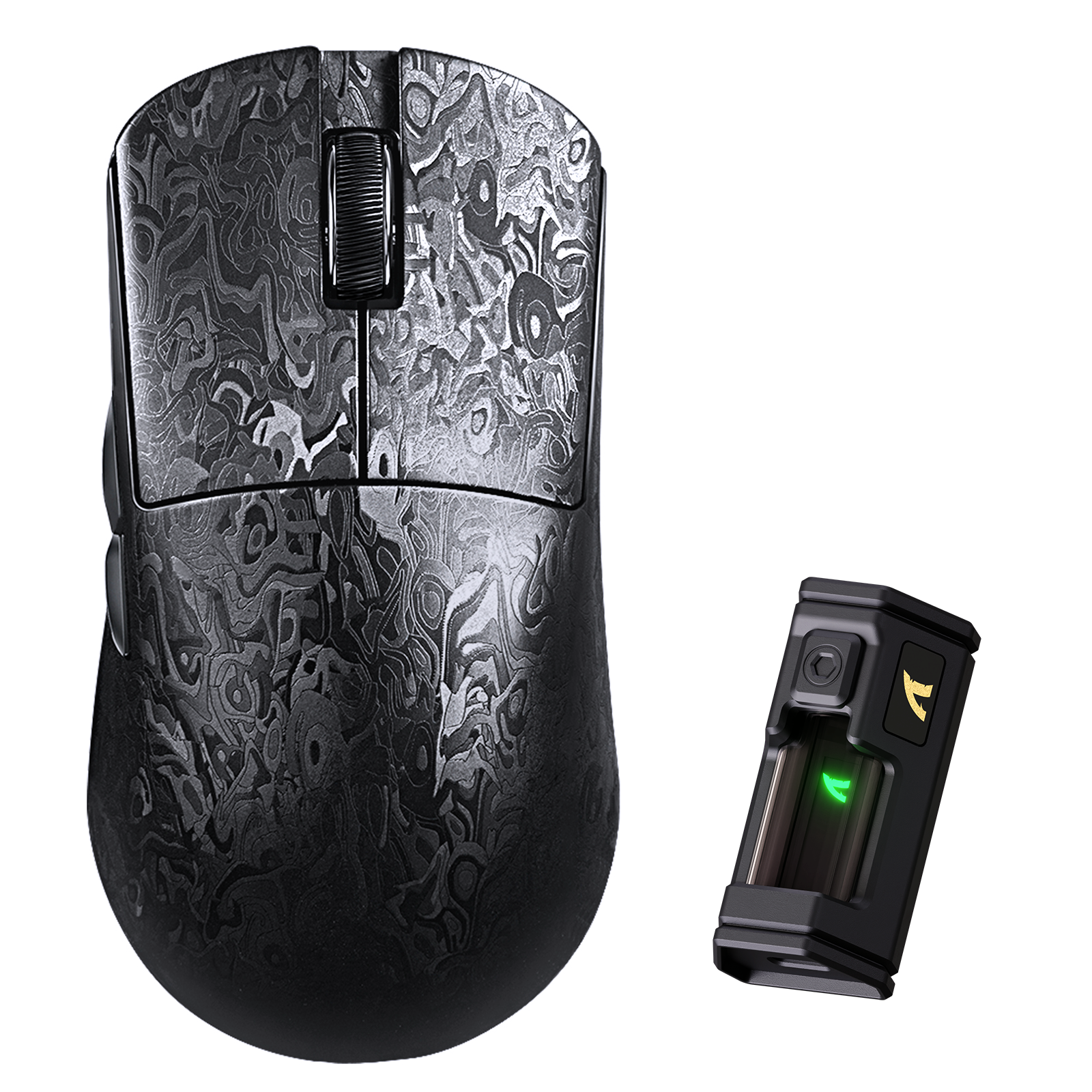 Souris de jeu sans fil ATTACK SHARK R11 ULTRA en fibre de carbone 8K PAW3950MAX