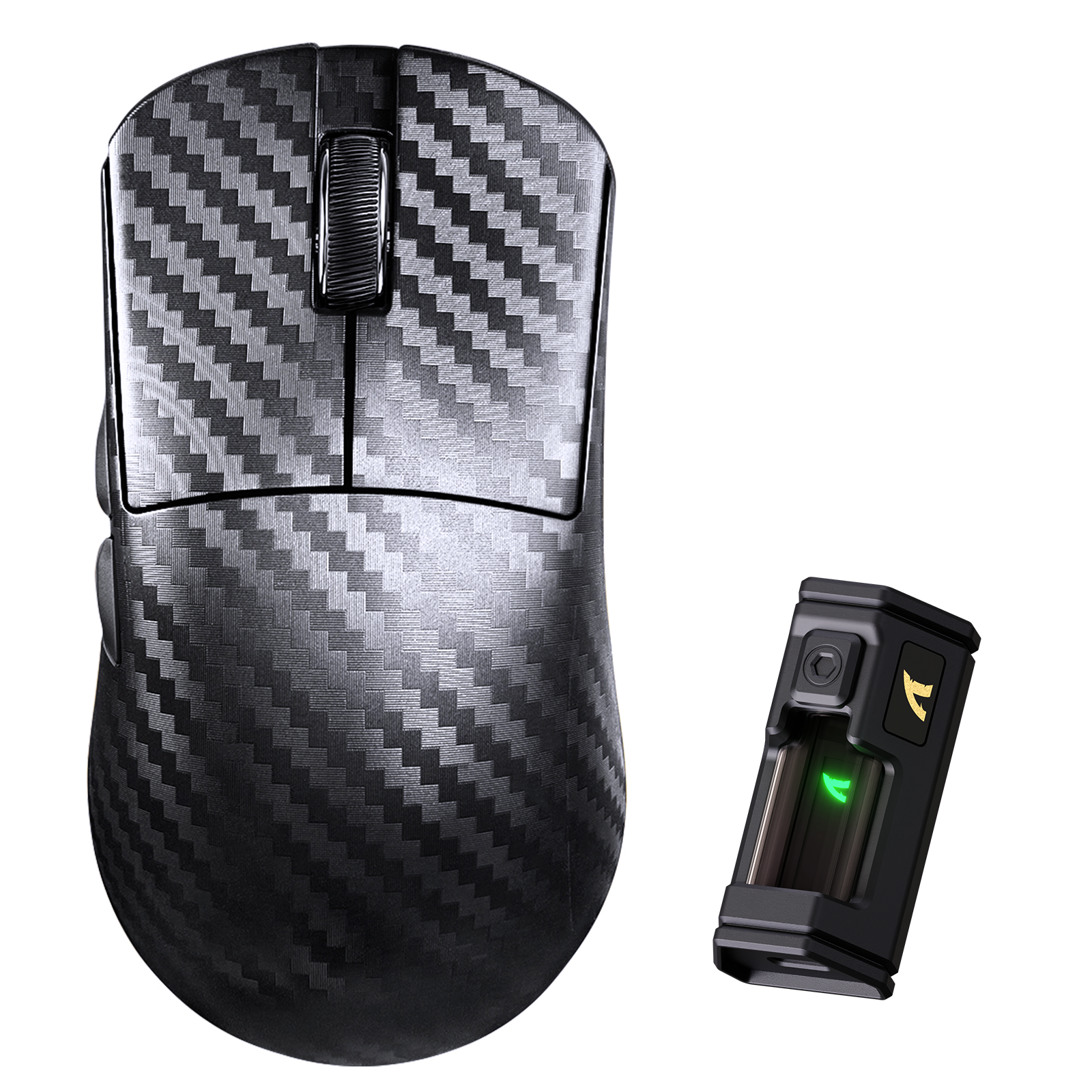 Souris de jeu sans fil ATTACK SHARK R11 ULTRA en fibre de carbone 8K PAW3950MAX