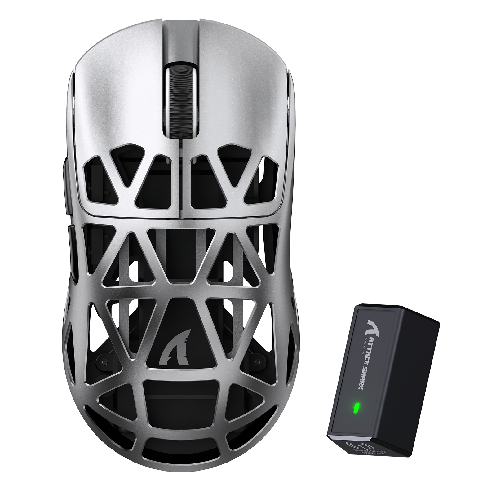 ATTACK SHARK R2 Souris de jeu en alliage de magnésium PAW3950 8K (station de charge non incluse)