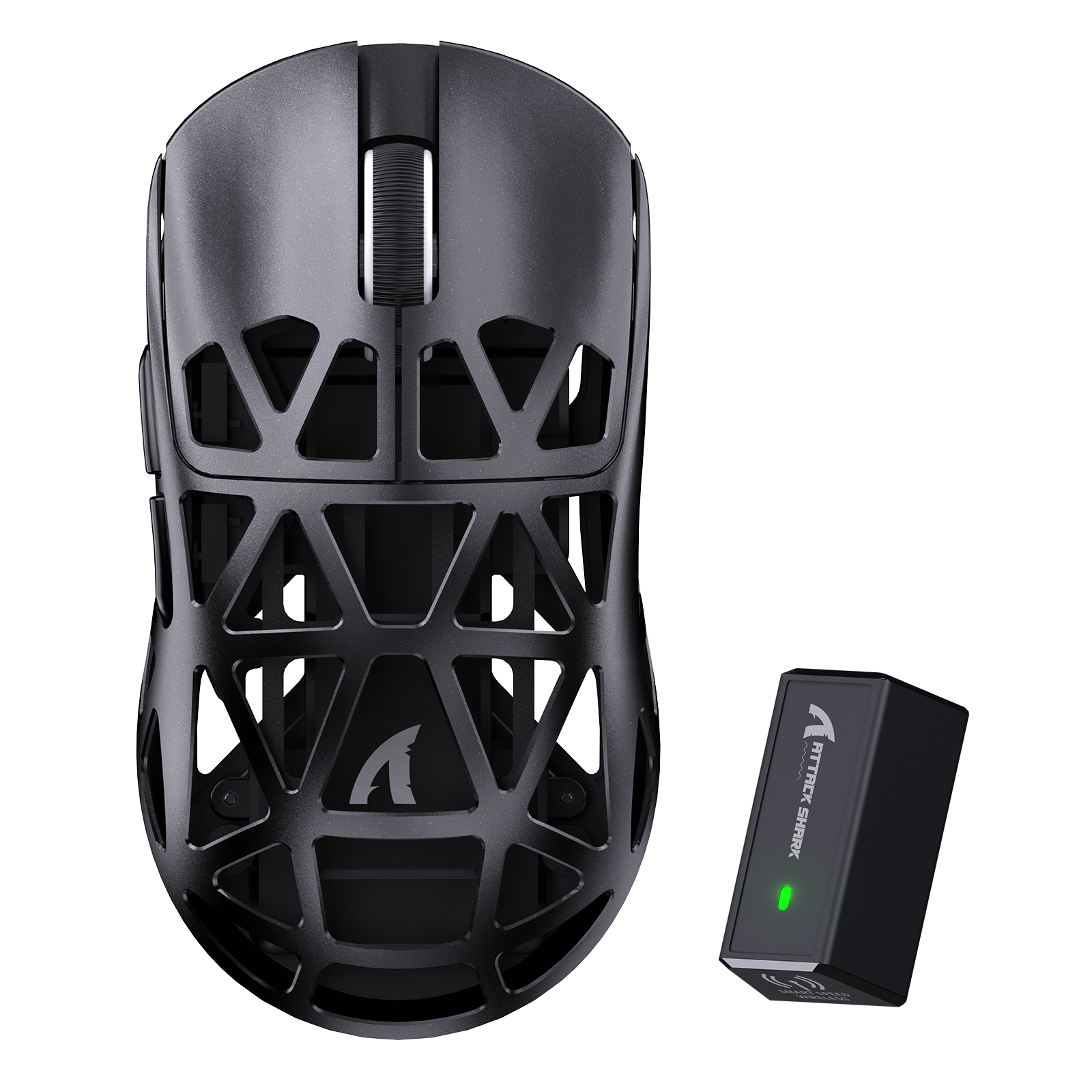 ATTACK SHARK R2 Souris de jeu PAW3950 en alliage de magnésium 8K (Station de charge non incluse)