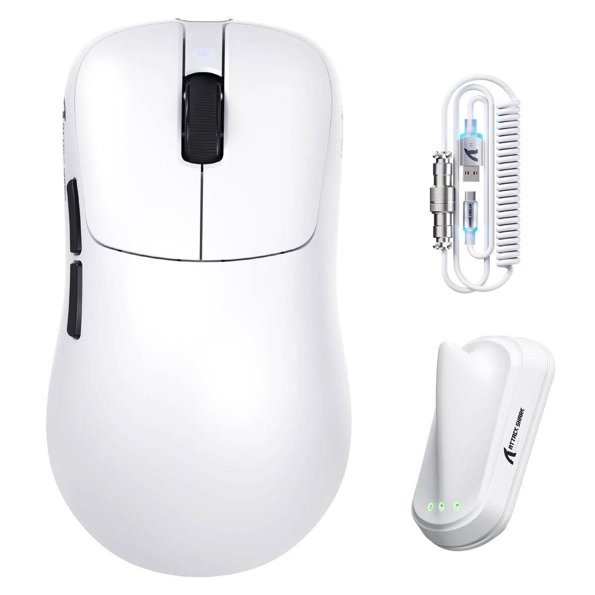 Souris gaming sans fil ergonomique ATTACK SHARK V2 AIR PAW3955MAX