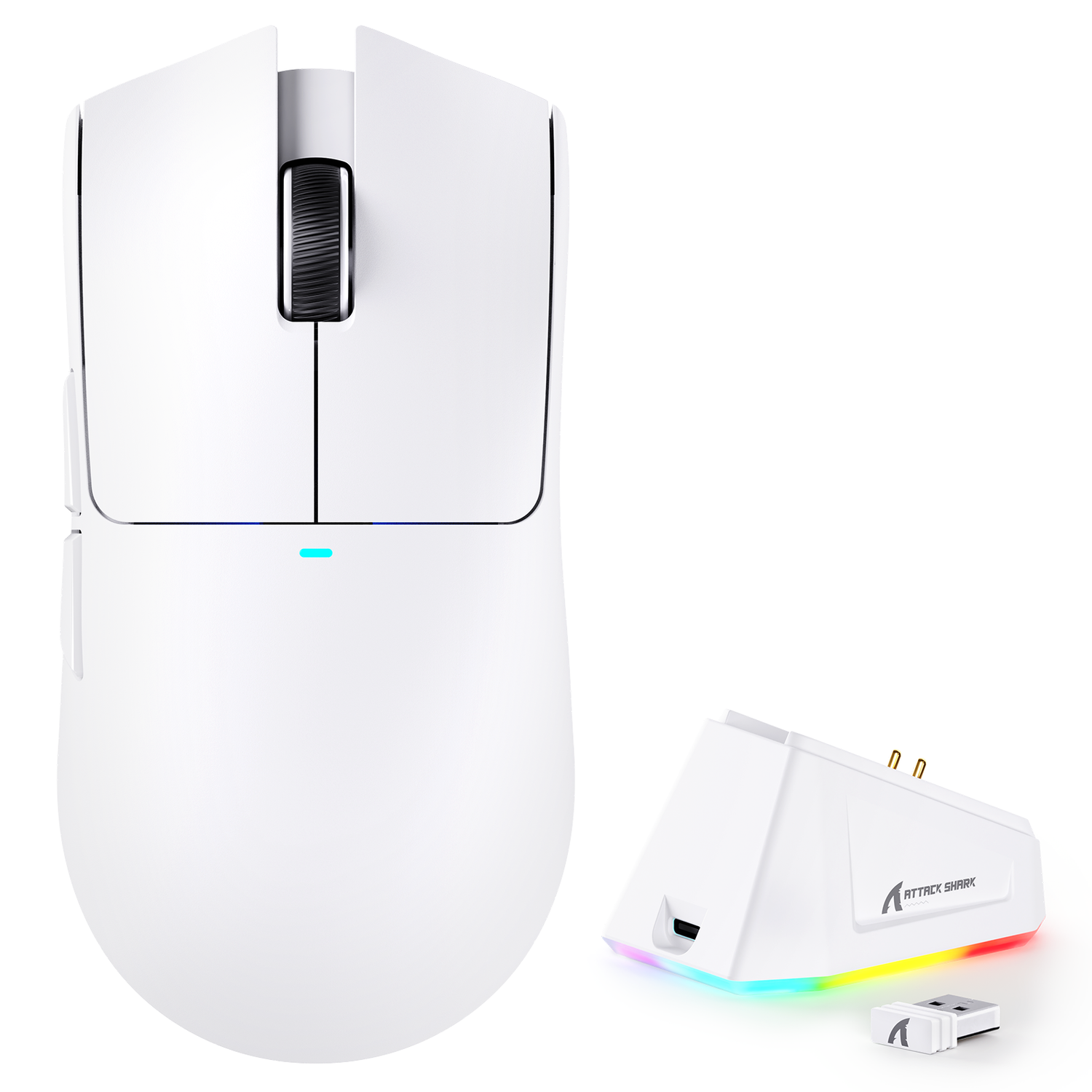 ATTACK SHARK X11 Souris de jeu sans fil avec station de charge