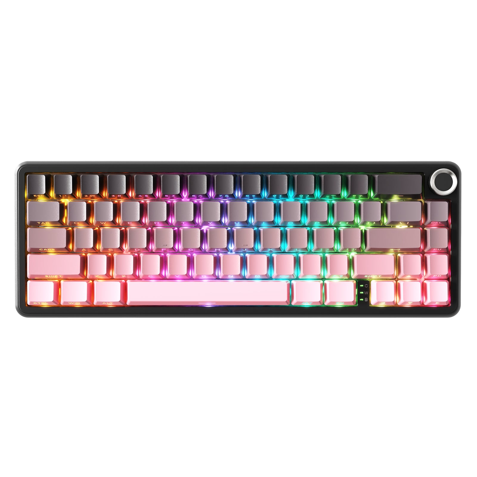 Clavier mécanique sans fil ATTACK SHARK X66 avec touches PBT imprimées sur le côté
