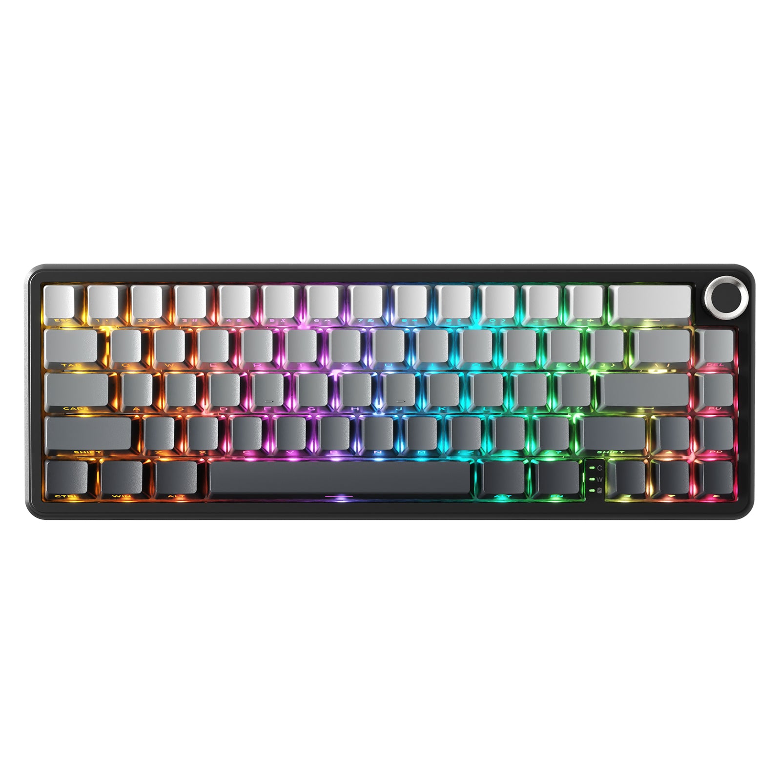 Clavier mécanique sans fil ATTACK SHARK X66 avec touches PBT imprimées sur le côté
