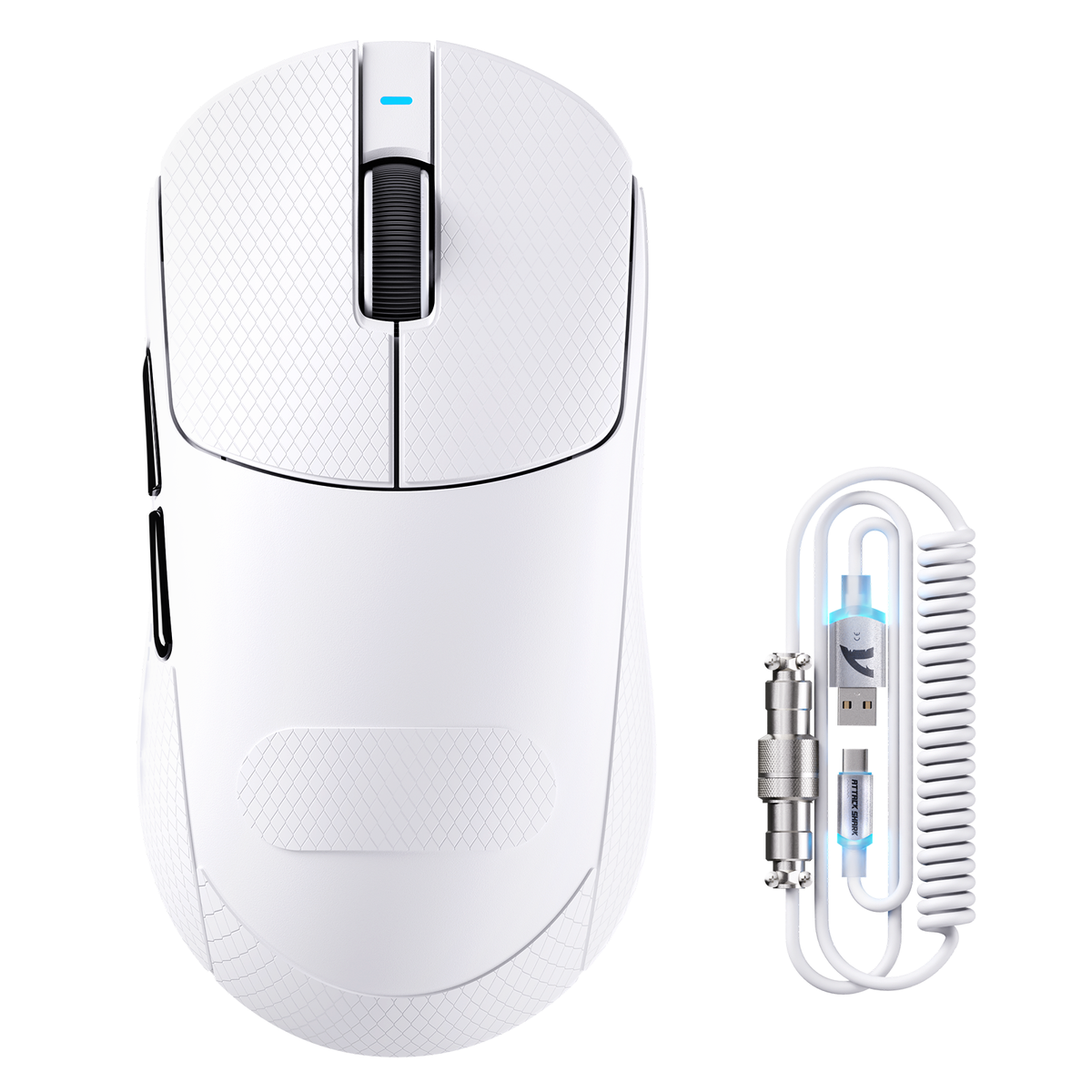 Souris de jeu sans fil tri-mode ATTACK SHARK X8 PLUS avec câble C06 ULTRA