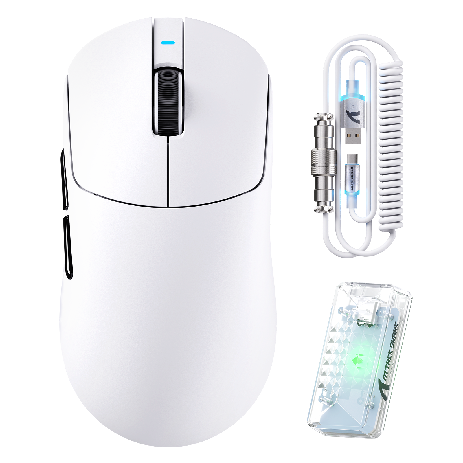 Souris de jeu sans fil ATTACK SHARK X8 Ultra 8KHz avec câble C06 Ultra