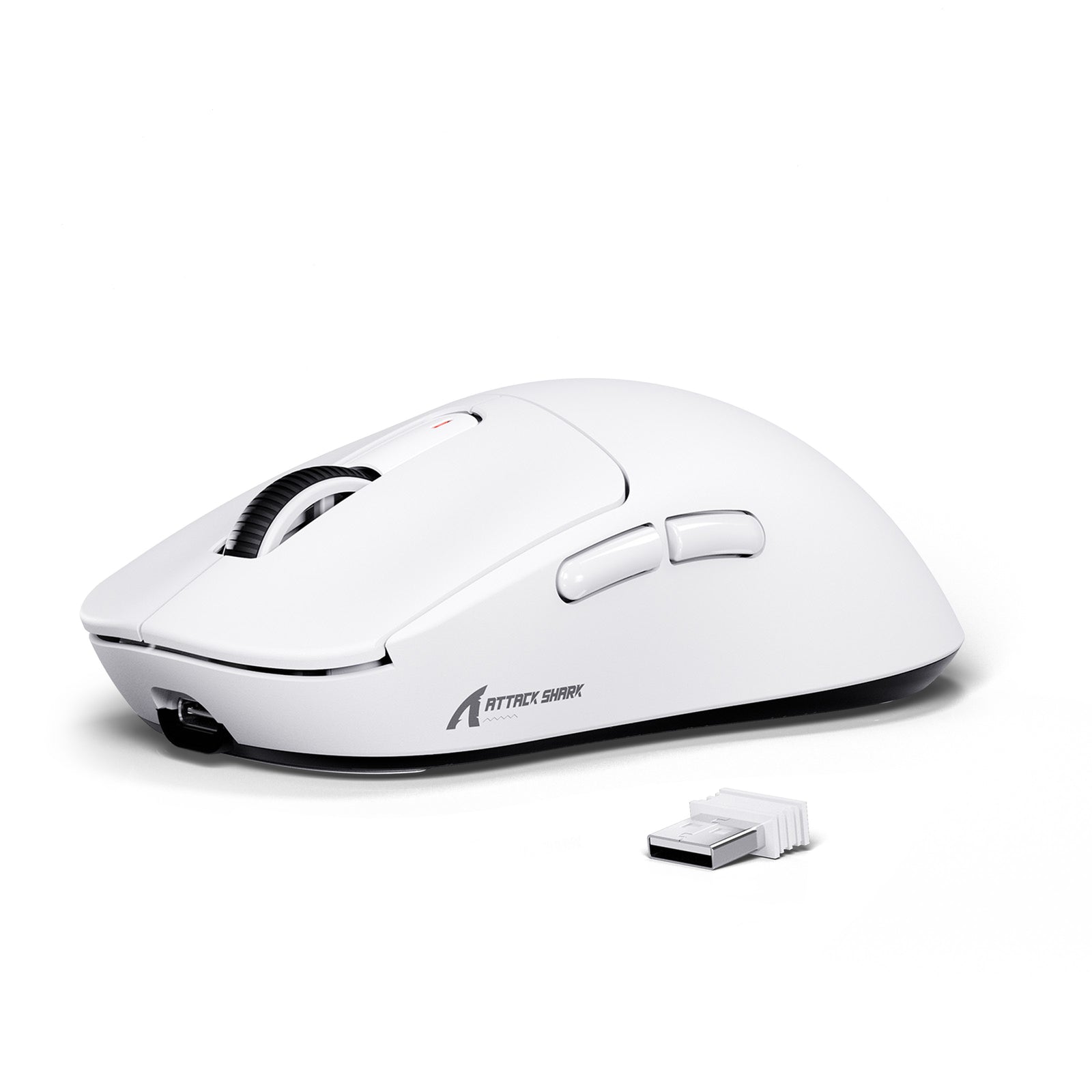 ATTACK SHARK X3 Wireless Gaming Mouse - White Superlight Mouse