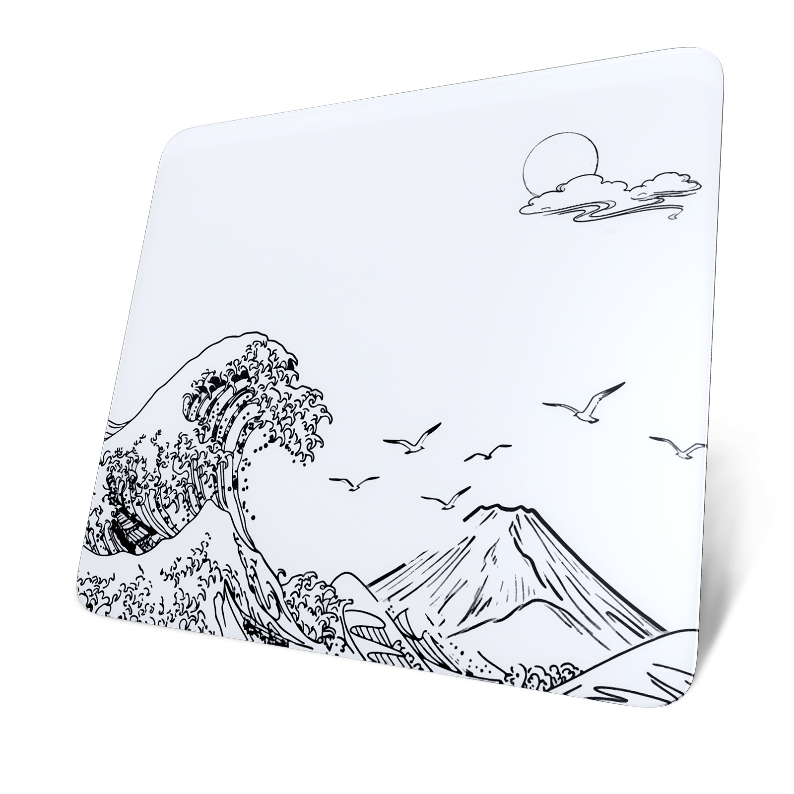 Tapis de souris gaming en verre trempé ATTACK SHARK CM05